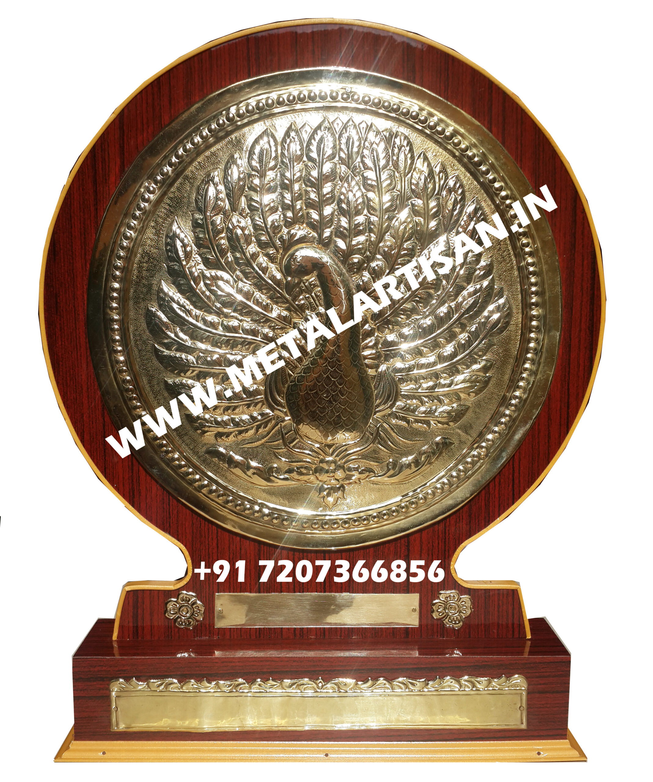 Brass Handcrafted Peacock View – Exquisite Artistic Décor