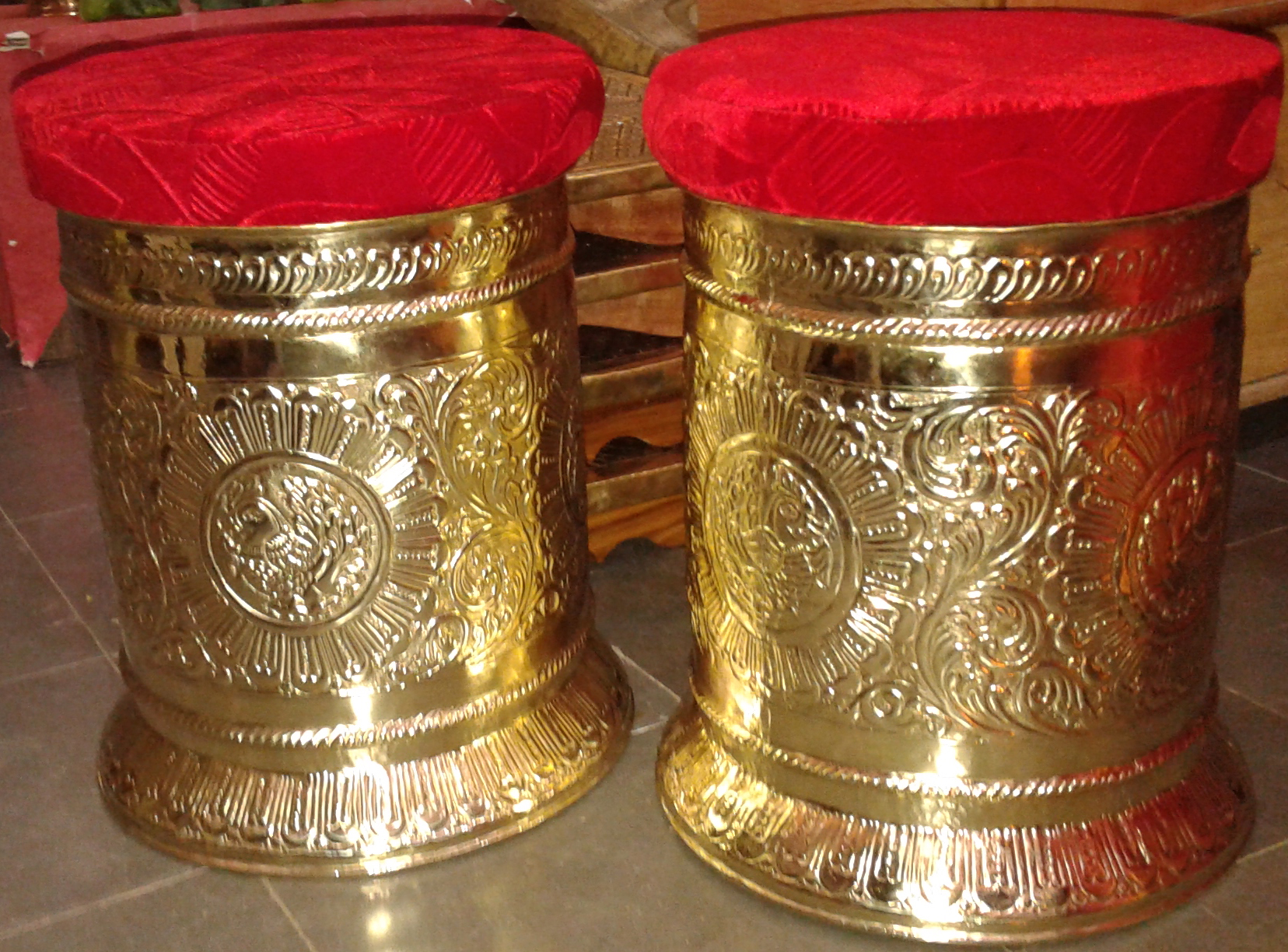 Brass Handcrafted Seats – Traditional & Elegant Seating for Pooja & Decor