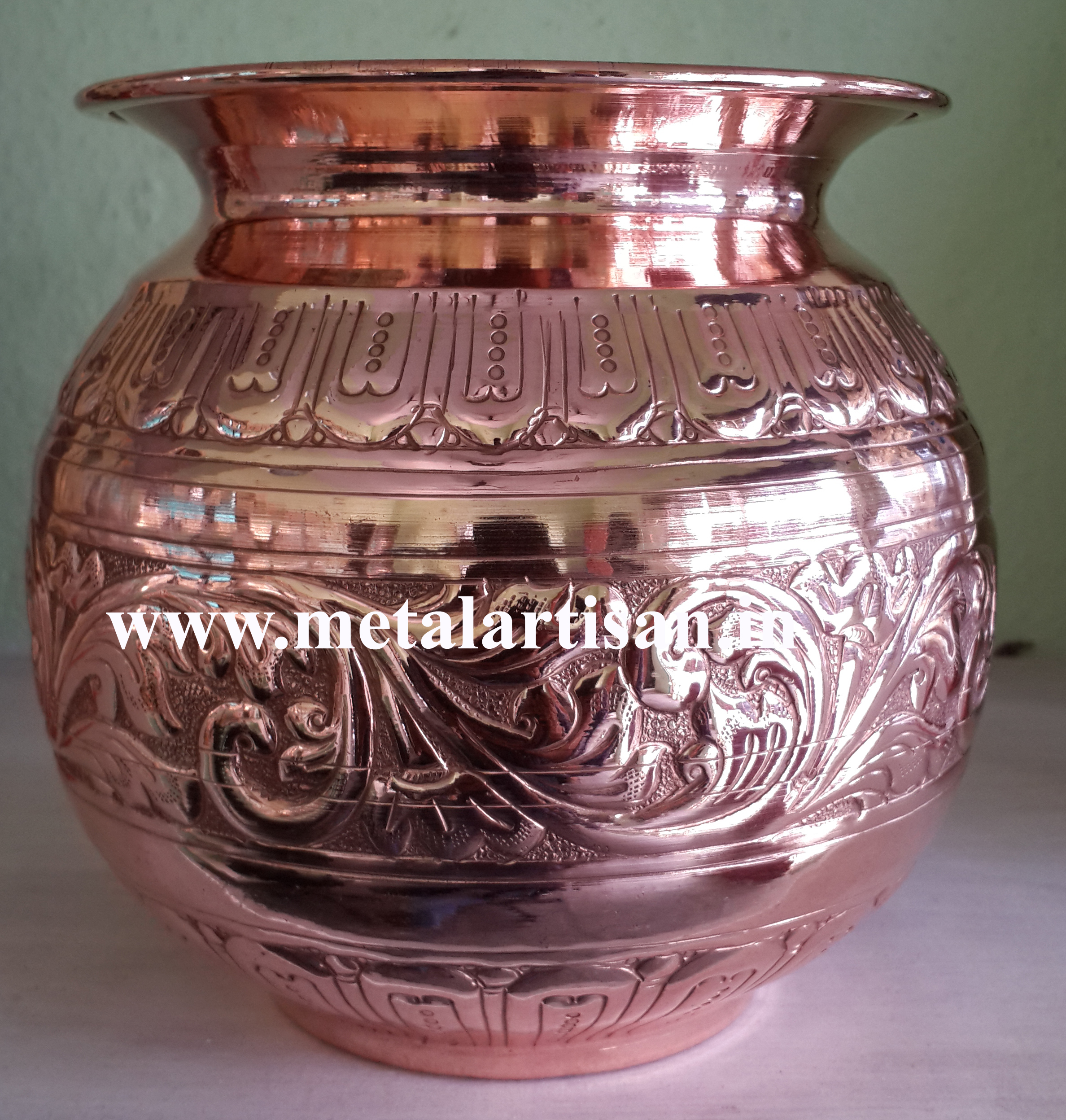 Brass Handcrafted Traditional Pot – Timeless Elegance for Home & Pooja
