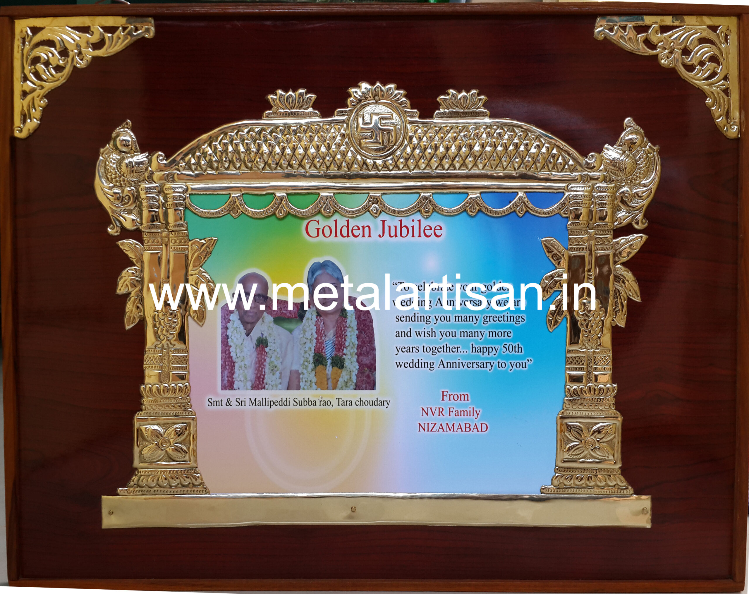 Brass Handcrafted Wedding & Anniversary Gift – A Timeless Symbol of Love & Prosperity