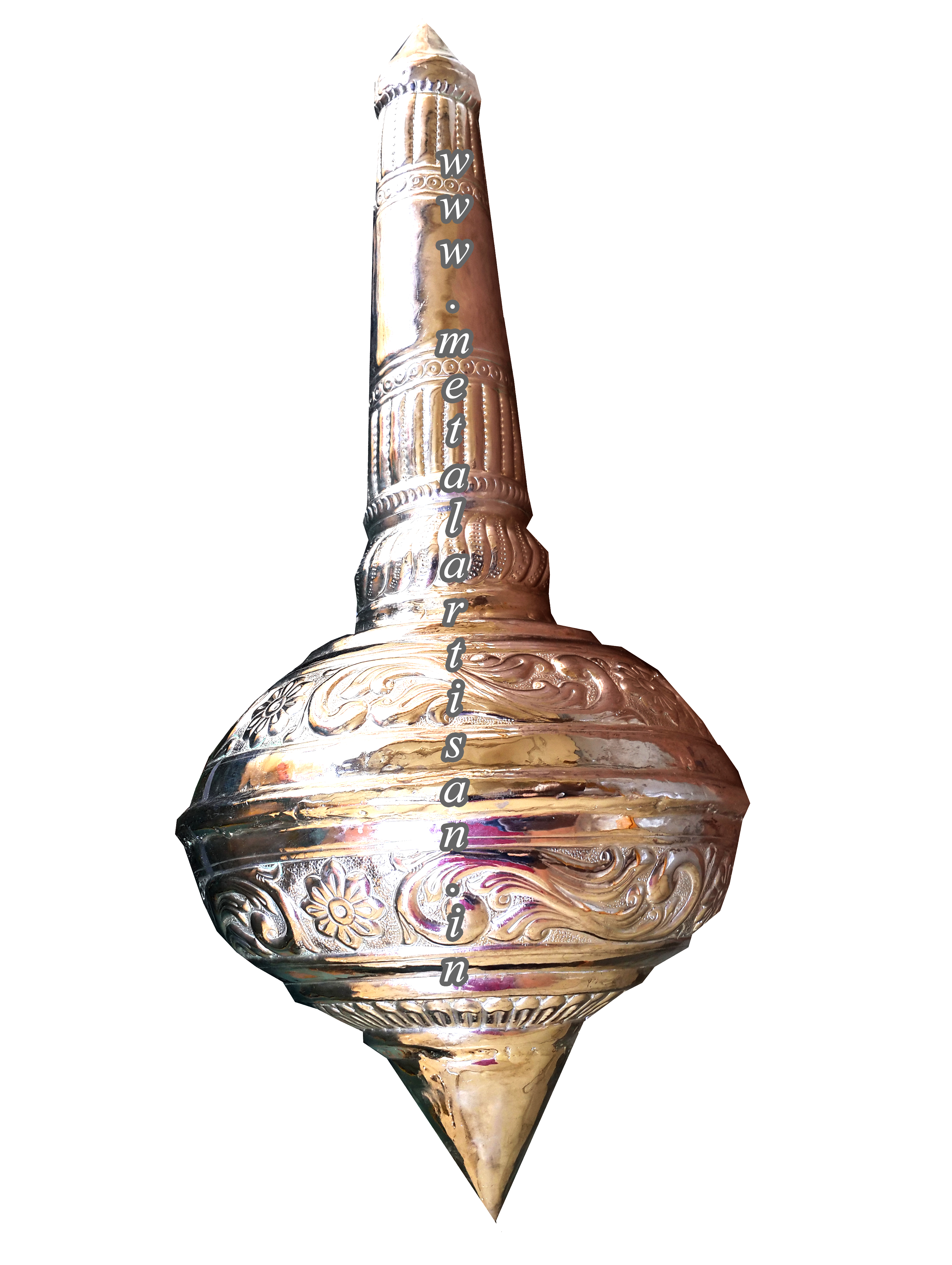 Brass Handcrafted Gada – Symbol of Strength & Power