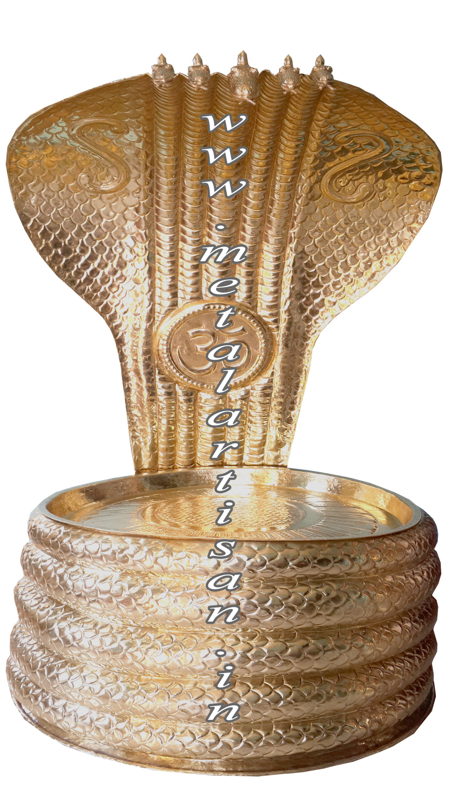 Brass Handcrafted Shesha Vahanam – A Sacred Serpent Carrier for Deities