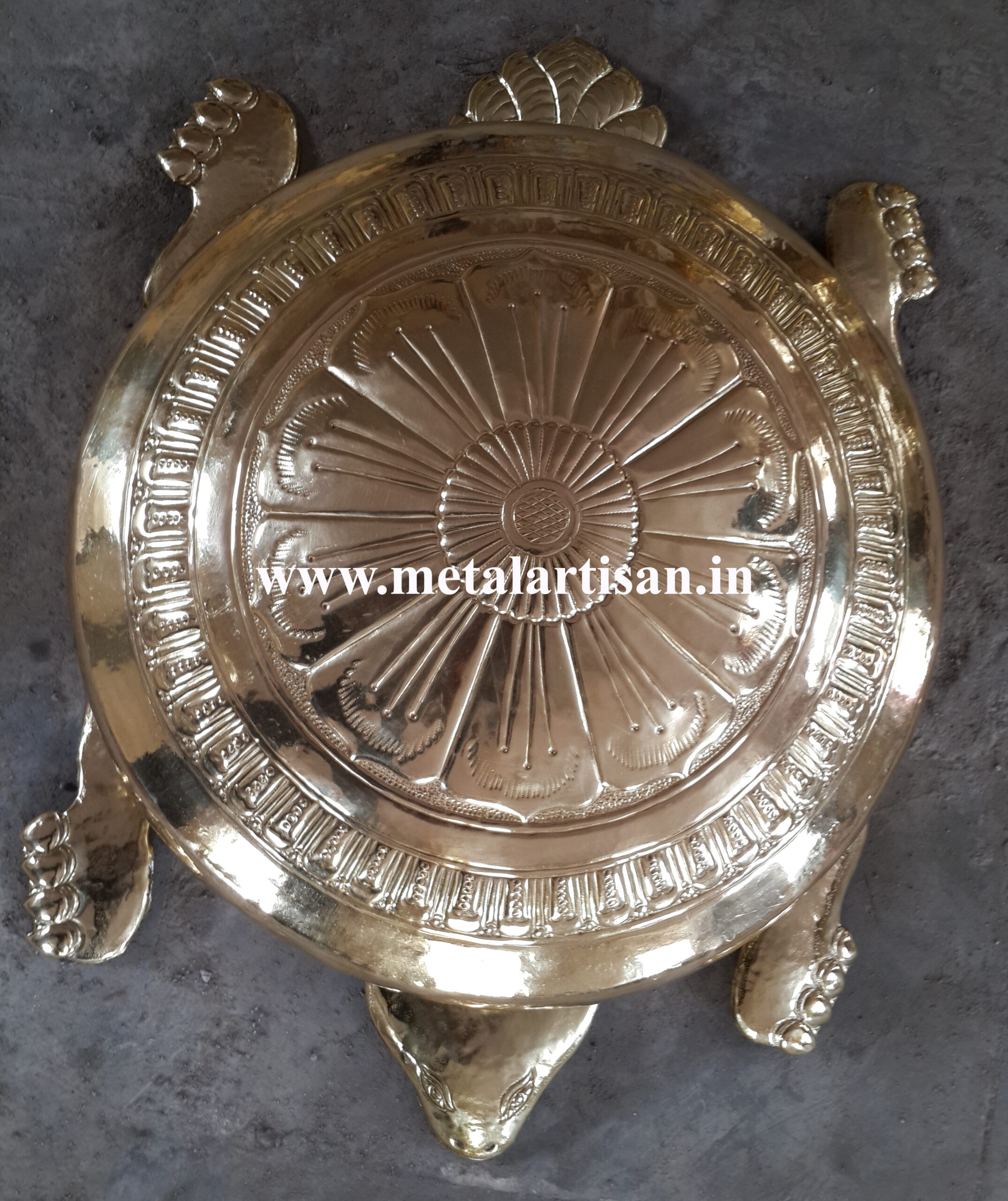 Brass Handcrafted Tortoise for Vastu – A Symbol of Stability & Prosperity