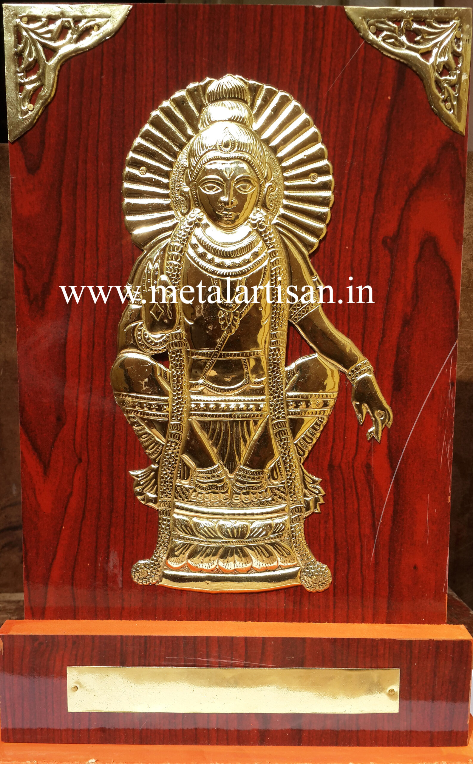 Brass Handcrafted Lord Ayyappa Swami Memento – A Sacred Symbol of Devotion