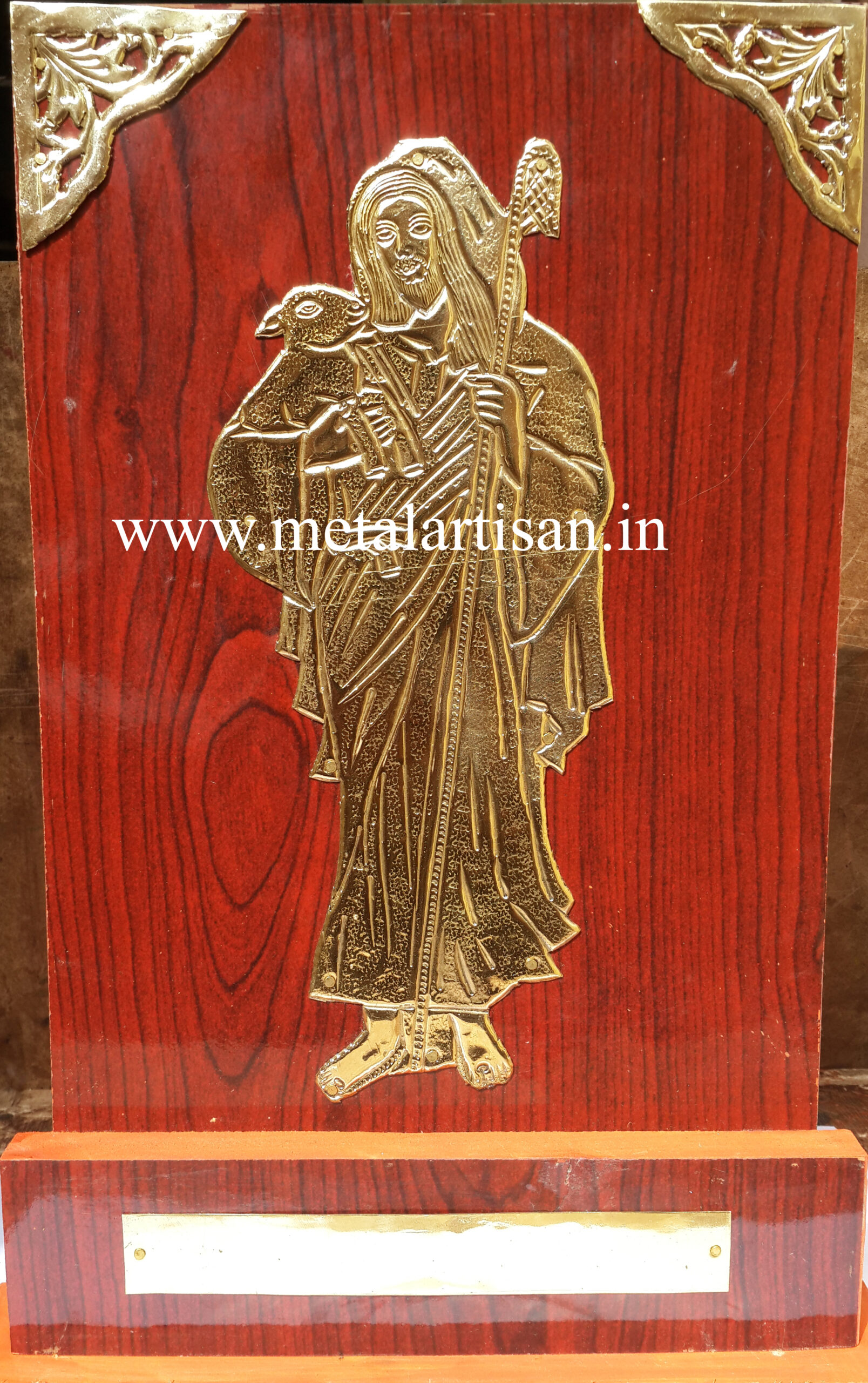 Brass Handcrafted Lord Jesus – A Divine Symbol of Faith & Blessings