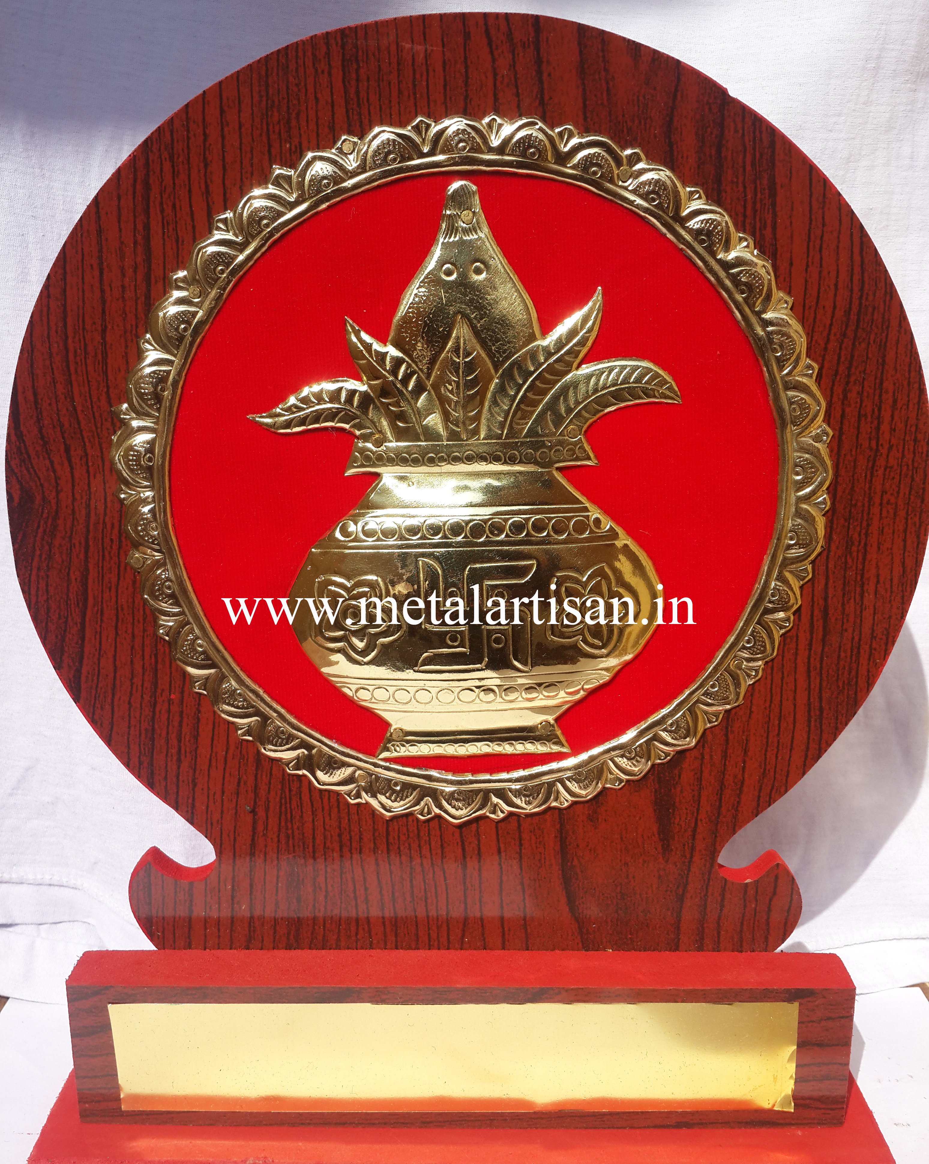Brass Handcrafted Kalasam Memento – A Symbol of Prosperity & Auspiciousness