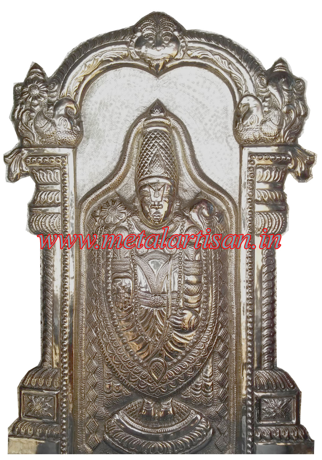 Handcrafted Brass Lord Venkateshwara Wall Hanging – Divine Decor for Temples & Homes