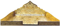 Brass Handcrafted Simhasanam – Royal Throne for Idols & Deities