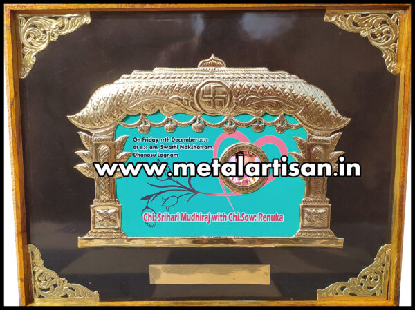 Brass Handcrafted Wedding & Anniversary Gift – A Timeless Symbol of Love & Prosperity - Image 2
