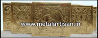 Brass Handcrafted Base for Idol – Elegant & Sturdy Pedestal for Divine Murti Placement