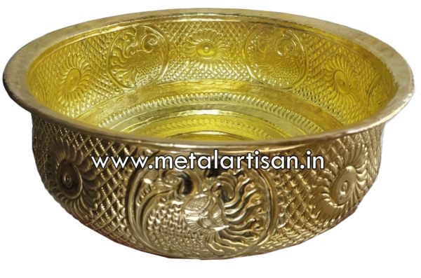 Elegant Handcrafted Brass Urli – Traditional Decorative Bowl for Home & Festive Decor