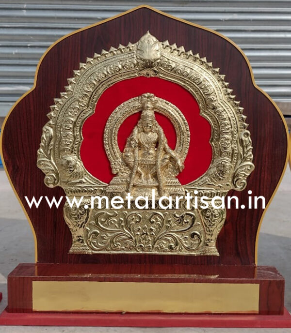 Handcrafted Brass Statues of Ganesha, Ayyappa, and Karthikeya – Divine Trio for Spiritual Adornment - Image 2