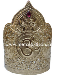 Handcrafted Brass Crown for Lord Sai Baba – Divine Adornment for Spiritual Majesty