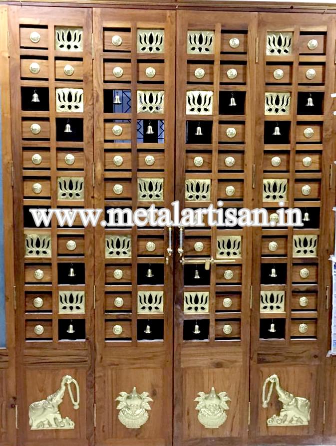 Brass Handcrafted Interior Doors – Timeless Elegance with Artistic Detailing
